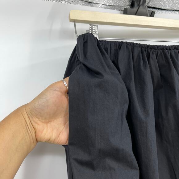 Mara Hoffman | Billie Organic Cotton Poplin Midi Skirt Elastic Waist Maxi XL - Picture 6 of 10